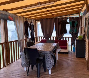 Sainte-Eulalie-en-Born Ski Chalet | Mobil home 3 chambres tout confort