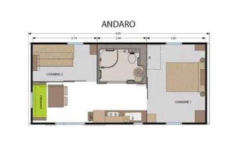 La Chaize-Giraud Other | Mobil-home PMR avec Terrasse à Brétignolles-sur-Mer - API-1-52-327