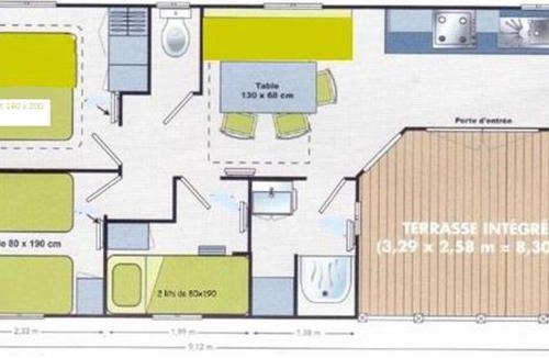 Luynes Other | Mobil home spacieux avec terrasse à Luynes pour 7 personnes - API-1-52-1149