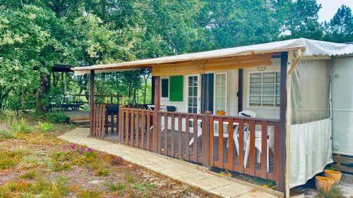 Herm Ski Chalet | Mobil-home Sud Landes entre plages et forêt