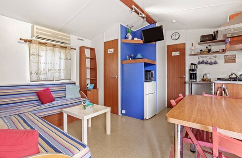 Sainte-Croix-du-Verdon House | Mobile Home 'Marinière' with Lake View, Private Pool and Air Conditioning
