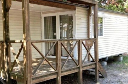 Massillargues-Attuech House | Mobile home with terrace in Anduze camping