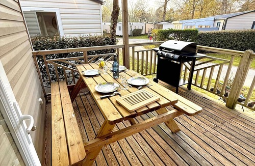 Saint-Hilaire-de-Riez House | Mobile-home 6 pers air-conditioned 🌴 Terrace, BBQ & linen included