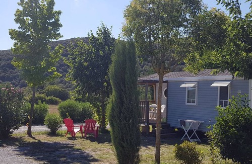 Saint-Maurice-d'Ibie House | Mobile Home with Terrace - 4 People - Safe