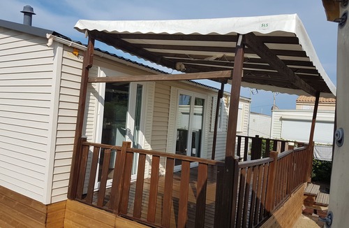 Les Ayguades House | Mobile home 3 bedrooms 50m from the beach