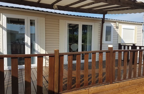 Les Ayguades House | Mobile home 3 bedrooms 50m from the beach