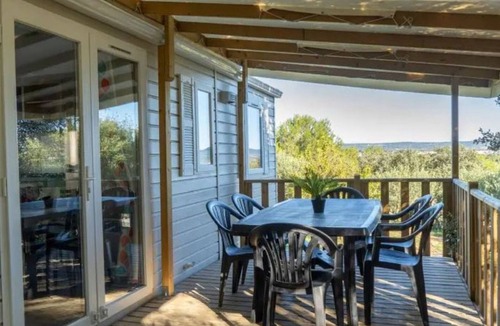 Calvisson House | Mobile Home 5 pers, Terrace at La Rouquette