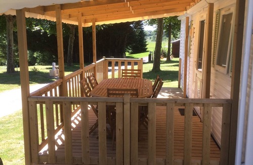 Saint-Sornin-Lavolps House | MOBILE-HOME 6 PERS. ALL COMFORTS WITH COVERED TERRACE