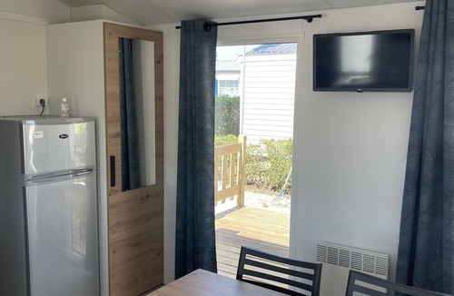 La Gueriniere House | Mobile home 6 persons in 5* campsite, NOIRMOUTIER direct access to the beach