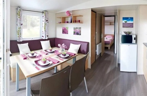 Allonnes House | Mobile home 6 pers, on a 4 star campsite, with white sand lagoon