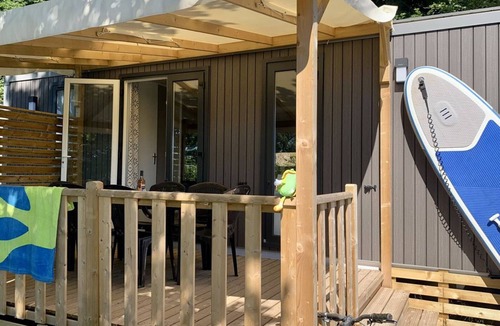 Salles-Curan House | Mobile home 7 ppl with terrace in Salles-Curan