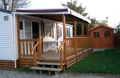 Bernieres-sur-Mer House | MOBILE HOME 8 PEOPLE IN CAMPSITE CLOSE TO THE SEA