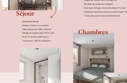 Long Other | Mobile-home, animaux acceptés - 4 pers. - API-1-52-2523