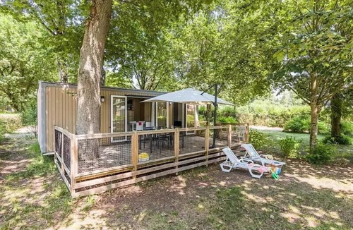 Landevieille House | Mobile home ● Aufgedeckte Terrasse
