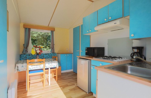 Plouha RV Rental | Mobile Home 'Bikini' with Private Terrace and Private Garden