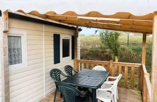 Pommeuse House | Mobile-home | Comfort | 3 Bedrooms | 6 sleeps | Raised terrace
