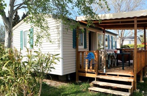 Sigean House | MOBILE HOME "ECHO of the WAVES" * AIR CONDITIONING *COVERED AND CLOSED TERRACE*