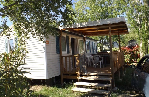 Sigean House | MOBILE HOME "ECHO of the WAVES" * AIR CONDITIONING *COVERED AND CLOSED TERRACE*