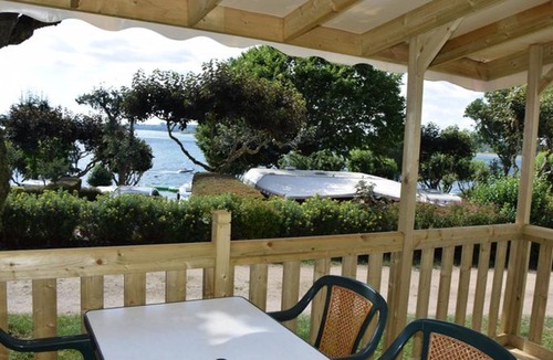 Salles-Curan House | Mobile home for 5 guests, terrace, equipped kitchen