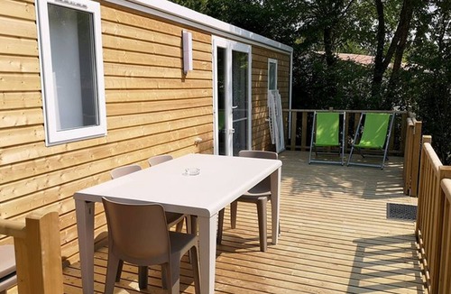 Chaille-les-Marais House | Mobile home 6 pax PMR with terrace in Chaillé-les-Marais