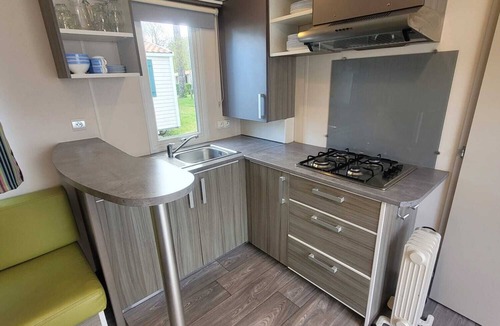 Lit-et-Mixe House | Mobile home in campsite