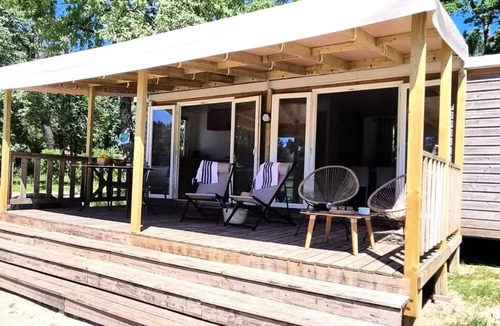 Douville House | Mobile home Premium facing the pond 4 persons