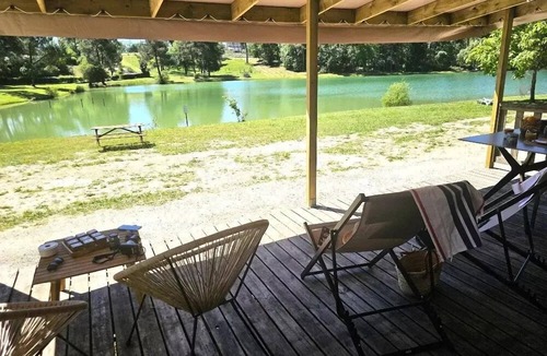 Douville House | Mobile home Premium facing the pond 4 persons