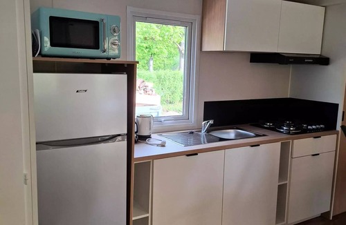 Long House | Mobile home THE TREFLE D'EAU Plot 4- 3 Schlafzimmer 6 Personen