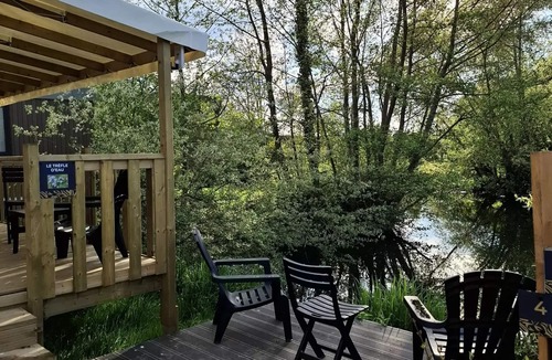 Long House | Mobile home THE TREFLE D'EAU Plot 4- 3 Schlafzimmer 6 Personen