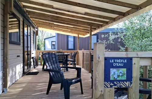 Long House | Mobile home THE TREFLE D'EAU Plot 4- 3 Schlafzimmer 6 Personen