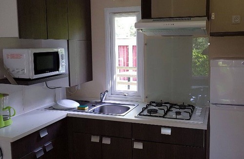 Moncrabeau House | Mobile Home with Terrace for 4 People