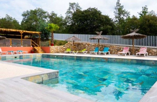 Le Boulou House | Mobile Home with Terrace at Camping Mas Llinas