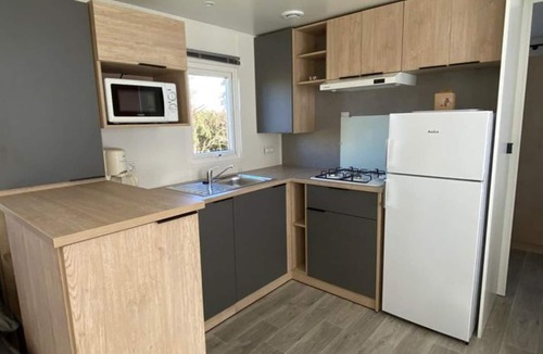 Guegon House | Mobile home with terrace in Guégon