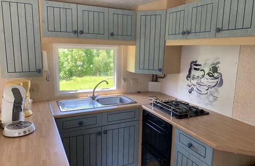 Corcieux House | Mobilhome avec piscine partagée