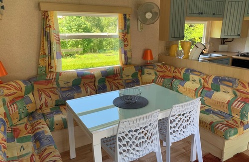 Corcieux House | Mobilhome avec piscine partagée