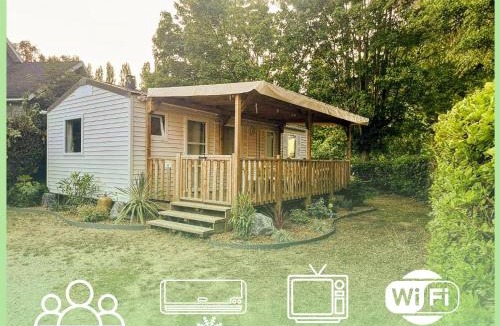 Ivry-la-Bataille Other | Mobilhomes 6 & 4 pers à Ivry La Bataille Clim TV Wifi terrasse & confort Paris Eure Gestion