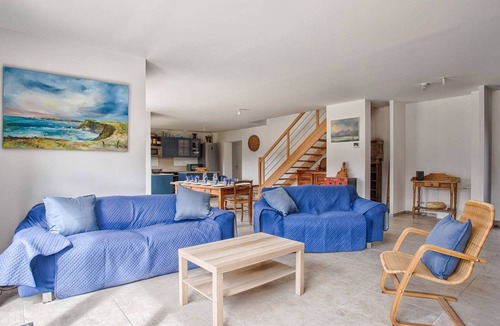 Merville-Franceville-Plage House | Modern and Spacious House 50m from the Beach for 12 people