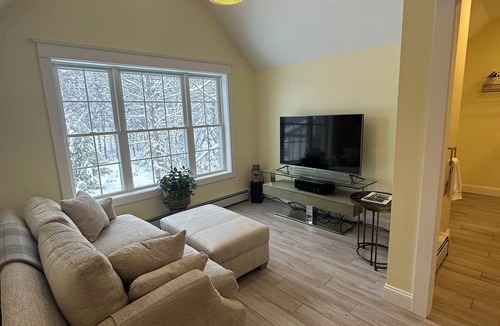 Orono Apartment | Modern 1 bedrm apartment, screened in deck, laundry, AC, kitchen, outdoor grill.