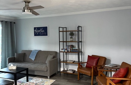 Whitesboro Apartment | Modern 1-bedroom apartment in charming Whitesboro