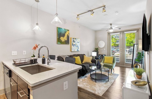 Chestnut Apartment | Modern 1-Bedroom Apartment in Austin |Free Wi-Fi Pool Fitness Room Parking