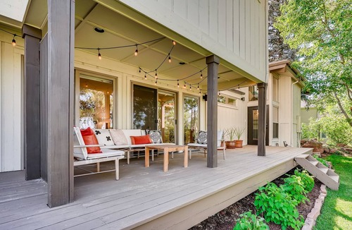 Highland Park House | Modern 1-bedroom suite with private fenced yard & deck near trails, CU, downtown