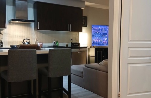 Fashion District Condo | Modern 1 bedroom w/sleeps 4. Prime location across from CNE