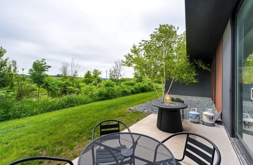 Egg Harbor Apartment | Modern 1BD Retreat · Patio & Firepit · Egg Harbor