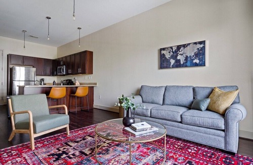 Montgomery Apartment | Modern 1BR Downtown Escape | King Bed Comfort