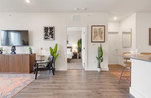 Austin Apartment | Modern 1BR Retreat w Resort Pool Stylish Living