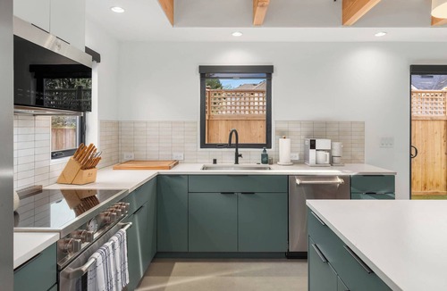 Green Lake House | Modern 2-suite with chef's kitchen home just blocks from Green Lake