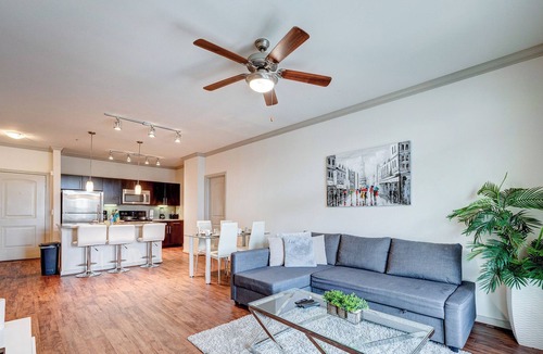 South Main Apartment | Modern 2br/2ba Haven, Gym, Pet OK, Pool, Near NRG