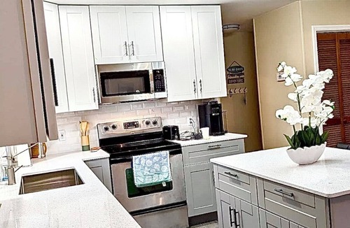 Little River Condo | Modern 2BR 2BA Pool view sleeps 6 near Cherry Grove Beach