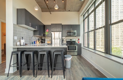 Near South Side Hotel | Modern 2BR 2BA Suite Near McCormick Place & Chicago Downtown