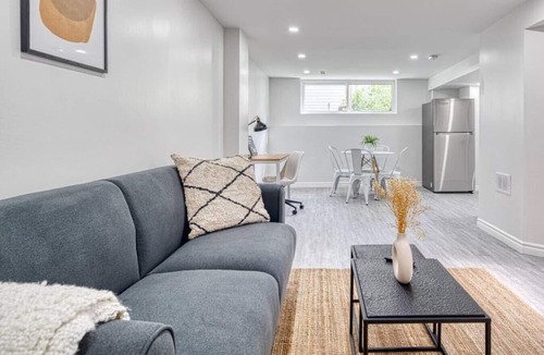 Hamilton Condo | Modern 2BR Basement Suite | Near McMaster & Mohawk
